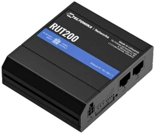 Teltonika RUT200 - Industrieller Cellular Router - 4G/LTE (Cat 4), 3G, 2G
