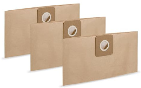 Zeegma Set de 3 Bolsas para Aspirador Industrial Zonder Pro Compact, de 2 Capas y Resistentes al Desgarro, Aptas para Alérgicos, Reducen Las Emisiones de Polvo, aspiradora Industrial