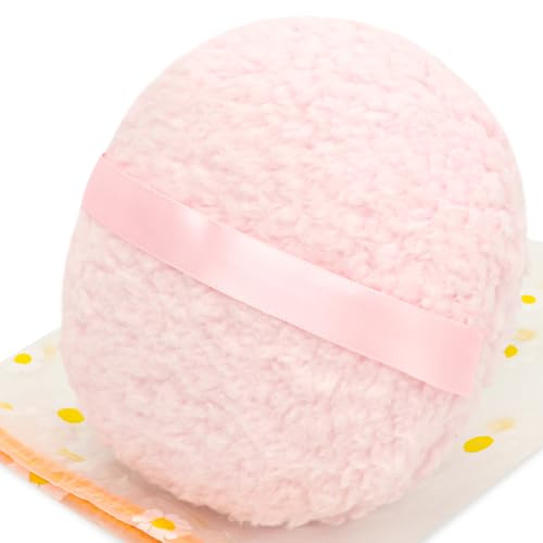 WSYUB Powder Puff,Powder Puffs for Body Powder, OversizeïŒ6ââ x3ââ Body Powder Puffs,Extra-Large Dust Puff