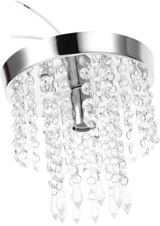 CATIEBYE Deckenlampe Aus Glas Für Schlafzimmer Und Flur Flächenbündige Montage Gleichmäßige Beleuchtung Passt Zu Jedem Einrichtungsstil