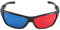 Youdefa Rojo-Azul/Gafas 3D Estilo de Cian Anaglifo para 3D Pelicula TV
