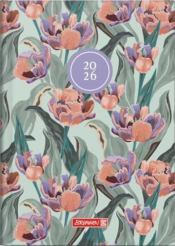 BRUNNEN Buchkalender Mod. 796 2026 „Botanical“ | A5, Papier