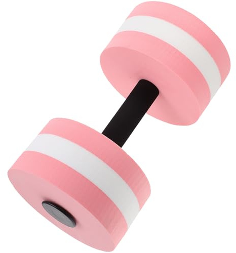 NUOBESTY Haltères Aquatiques en Eva Rose pour Exercices de Résistance en Piscine, Équipement Multifonction à Trois Couches, Adapté aux Adultes et Personnes Âgées en Rééducation