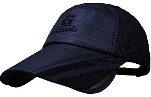 FEOYA - Casquette de Baseball Unisext Visière Réglable Chapeau de Soleil Femme Homme Lègére Séchage Rapide pour Sports Pêche Couleur Bleu Foncé