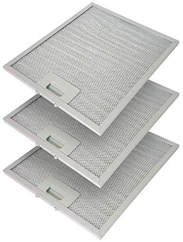 Metallfettfilter für Dunstabzugshaube 305x267mm Filtergitter für AEG Electrolux 405525042-9 4055250429 Elica GRI0009219A KIT0010805 93952919 Whirlpool Bauknecht 480122102168 C00314158 ARI314158 (3)