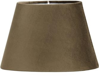 PR Home of Scandinavia Lampenschirm Oval Samt braun 20 cm