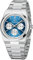 Pagani Design Uhren Herren Elegant Business Sports Quarzwerk Chronograph Armbanduhren Japan VK63 Mit Saphirglas Wasserdicht 100M Analogue Edelstahl (silberblau)