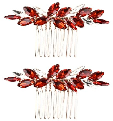 Abaodam Bridal Hair Comb Wedding Hair Accessory Sparkling Crystal Rhinestone Side Comb for Brides and Bridesmaids Special Occasion Jewelry