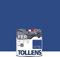 Tollens - Peinture extérieure fer 2 en 1 - Ultra Résistante - Protection antirouille - Laque Riche en Résine - Sans Sous-Couche - Entretien Facile - Satin - Bleu Outremer - 0,5L = 8m2
