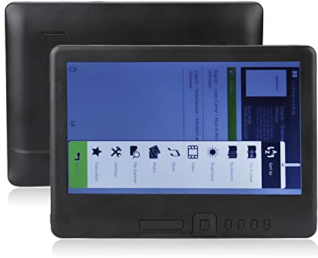 VBESTLIFE E Reader, Lector de Libros Electrónicos Portátil de 7 Pulgadas 800x480 Color TFT LCD 16: 9 con Estuche Protector, Compatible con EPUB, PDF, TXT, FB2, PDB (16 GB)