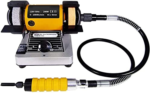 Machine Électrique De Sculpture sur Bois, Ciseau À Bois Électrique, Outil De Sculpture avec Polissage Et Meule 280W 220V