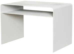 Home Deluxe - Beistelltisch ZIMA - Weiß - Made in Germany, 4 Aufstellmöglichkeiten - 360° Drehbar | Couchtisch, Sofatisch