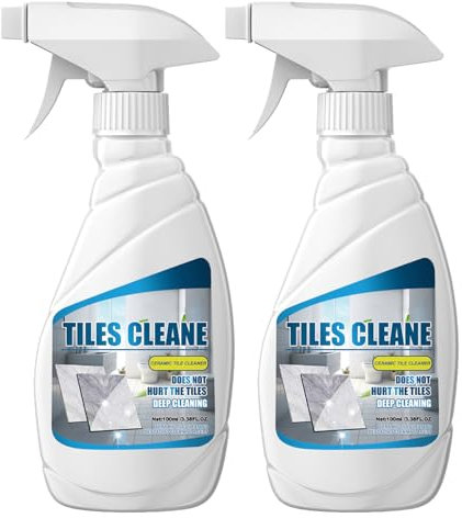 Powerful Tile Cleaner,Natural Stone Stain Remover Cleaner,Bathroom Tile Grout Cleaner,Multi-Purpose Ceramic Floor Tile Grout,1PC