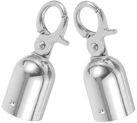 HEALSOPTHY Butée De Fin De Corde Acier Inoxydable Embout Cordelette Métallique Sécurisé Et Polyvalent Pour Garde-corps Crochet De Fixation Robuste Pour Cordons