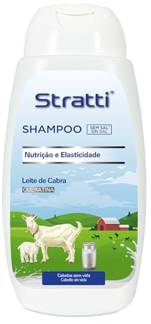 Champú Stratti Leche de Cabra & Keratina sin sal 400ml
