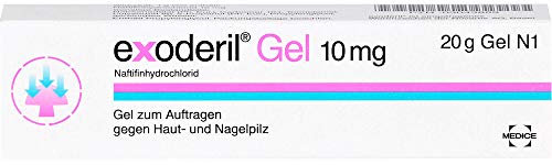 exoderil Gel 20 g die Rettung bei Fuß- & Nagelpilz - wirkt rasch & intensiv - ausgezeichnete Verträglichkeit