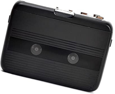 budiniao Reproductor de Cassette Inteligente de 5V/5W, Reproductor de Radio de plástico estéreo de Doble Canal, con grabadora de Viaje con Conector de 3,5mm