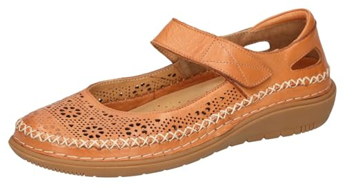 Cosmos Comfort 6317-201, Scarpa Mary Jane Donna, Cognac, 39 EU