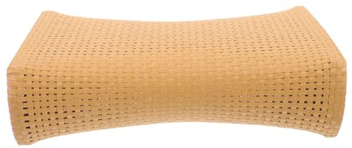 TOYZFRIENDY Cuscino per Sauna e Bagno Turco in Finto Rattan 29x16x8 Cm, Cuscino Cervicale Traspirante Ergonomico per Vasca da Bagno e Spa, Supporto Lombare per Relax e Comfort Anziani