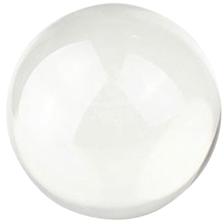 Toyvian Palla da Giocoleria Esercizio Coordinazione in Acrilico Trasparente Morbida e Sicura per Mani per Spettacoli Acrobatici per Performance Professionali