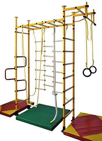 NIROSPORT espaldera gimnasio, M3 Barras de Pared,Espaldera de Fitness, Complejo Deportivo de Gimnasia, Gimnasia de los niños en casa, Barras, Espaldera para Gimnasio