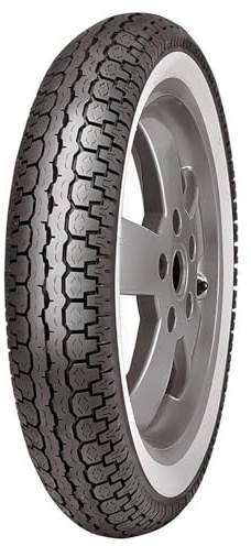 Mitas S7414878 motorcykeldäck, vuxna unisex, vita blommor, standard
