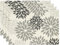 Artoid Mode Blumen Grau Dahlien Herbst Platzsets 4er Set, Sommer 30x45cm Urlaub Tischsets Waschbar Platzdeckchen Küche Party Deko