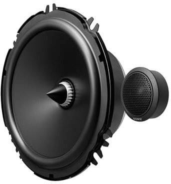Sony XS-162GS Kit Altoparlanti a 2 Vie da 16 cm (2 Woofer + 2 Tweeter), Potenza Max 250W, Potenza RMS 45W, Cono in Polipropilene Composito, Tweeter a Cupola in Seta