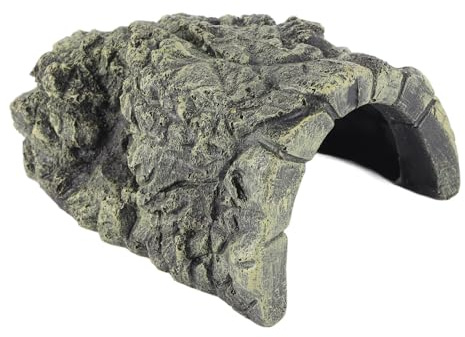 per Nascondigli di Pesci, per Nascondigli di Rettili per Crogiolarsi, 1 Pezzo per Acquario Cortile Domestico Tartarughe (DB-025C Grande grotta delle tartarughe)
