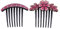 HAPINARY Accessori Per Chioma Rosa Strass Forcella Per Chioma Da Donna Antiscivolo Design Unico Lunghi E Folti