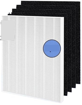 ARPZPPSK 1 Echter HEPA-Filter Und 4 Aktivkohle-Vorfilter, Kompatibel Mit Winix P300 Winix Zero Winix 2020EU Luftreiniger-Filterfilter-Filterkartusche