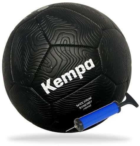Kempa Handball Spectrum Synergy Primo schwarz Größe 0 für Kinder bis 8 Jahre + Ballpumpe