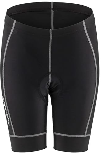 Louis Garneau Boy's Request Promax Junior Cycling Shorts, Black, X-Large