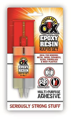 Epoxy Rapid Glue Adhesive Hardener And Resin Kit Set of 2 Pack Repair Metal Ceramic Rubber Glass Bonds Plastic Woods