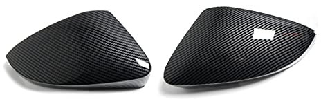 Spiegelkappen Für Skoda Für Octavia Mk3 A7 5E 2014 2015 2016 2017 2018 2019 Ersatz Seitenspiegelkappen Abdeckung Seitenspiegel Abdeckkappen (Farbe : Kohlefaser)