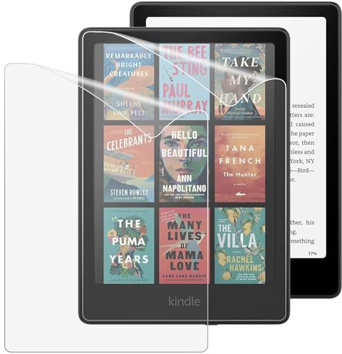 MoKo 2 Pack Protector de Pantalla para Kindle Paperwhite 7 pulgadas 12ª Generación 2024 y Kindle Colorsoft Signature Edition, Anti-Resplandor PET Película Protectora de Pantalla Mate de Cobertura