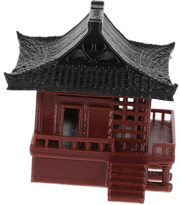 TINEASUR Padiglione in Miniatura Per Zen Da Giardinaggio in Decorazione Per Micro Paesaggi Adatto Per Interni Ed Esterni