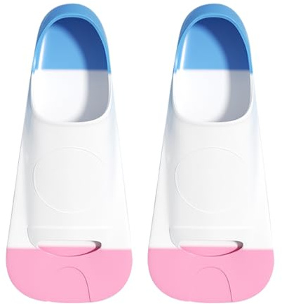 Pinne da nuoto per allenamento, pinne da nuoto regolabili per bambini, pinne per snorkeling e nuoto, per bambini, adulti, uomini, donne, attività in piscina, in silicone