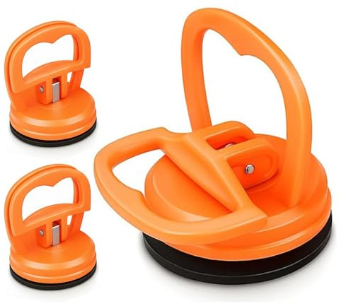 Set di Rimozione Delle Ammaccature per Auto, Estrattore di Ammaccature per Auto,Potente Kit di Rimozione Delle, per Riparazione Auto,Vetri,Schermi, Piastrelle E Spostamento Ogge(1 Grande, 2 Piccoli)