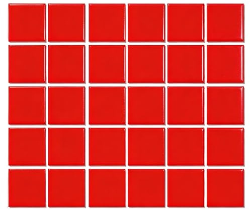 30 Pack Diamond Art Wax Glue Pads, 2cm Silicone Diamond Painting Glue for 5D Diamond Art Accessories, Cross-Stitch & Nail Art Tools(Red)