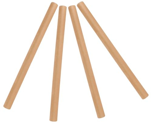 Homoyoyo 4pcs Cardboard Mailing Tube for Poster Storage Kraft Paper Tube Caps Poster Shipping for Artwork Documents Prints