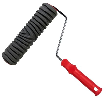 Nsaroche Rodillo de Goma Versátil para Crear Texturas en Relieve en Manualidades Domésticas, Estilo C