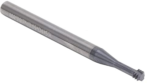 Ausla Gängfräs Volframstål 3 Tand Metrisk 60 Grader M4x0.7xD4x50 Helslipat CNC-handverktyg för Gängskärning i Rostfritt Stål Aluminium Koppar
