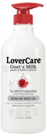 Lover's care body lotion for Dry Skin 27.05 oz (800ml) Rose Hip by Lover's Care