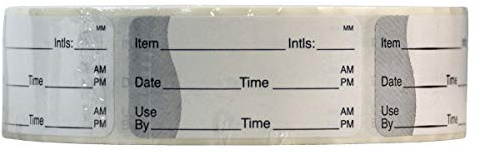 DayMark Safety Systems-IT110117 Removable Item/Date/Time Use-by Shelf-Life Label, 1 x 2 (Roll of 1000)