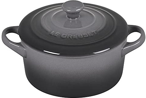 Le Creuset Mini cocotte redondo de gres, 14 onzas, ostra