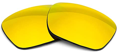 Apex Lenses Polarized PRO+ Replacement Lenses for Oakley SI Det Cord OO9253 Sunglasses (Cleaning Kit Included) (24K Gold)