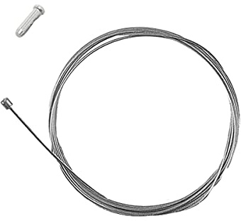 AGGRO-X 1-10 Bremszüge 2m Schaltzüge Endhülse MTB Innenzug Bremsseil Schaltzug Bowdenzug (Schaltinnenzug, 1x inkl. 1x Endhülse)