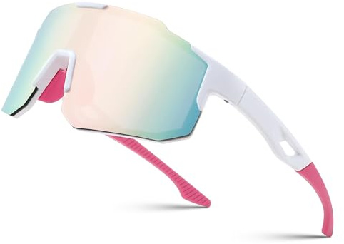 FEISEDY Lunettes de Soleil Sport Verres Miroir pour Hommes/Femmes B2388