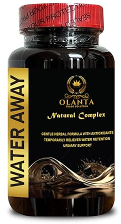Water Out Pills - Water Pills Caffeine Free, Support Water Retention, with Cranberry, Pomegranate, Turmeric, uric Acid Pills - 1 Bottle 60 Capsules